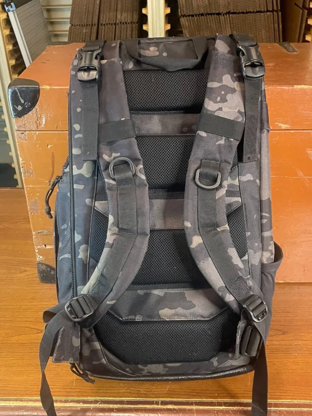 TACTICAL BABY GEAR TBG MOD Diaper Bag Backpack Black Camo Great Condition!